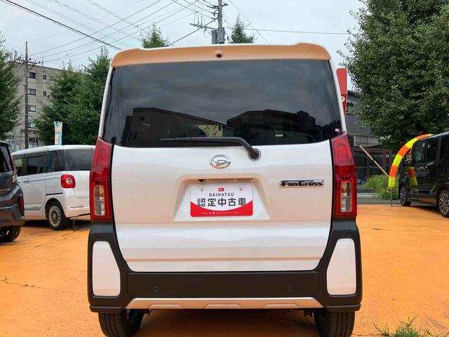 タントファンクロスターボ　ナビ・ドラレコ・ＥＴＣ・バックカメラ付保証　新車保証・まごころ保証　１年間・走行距離無制限付き・７インチナビ・バックカメラ・ドライブレコーダー・ＥＴＣ装備（東京都）の中古車