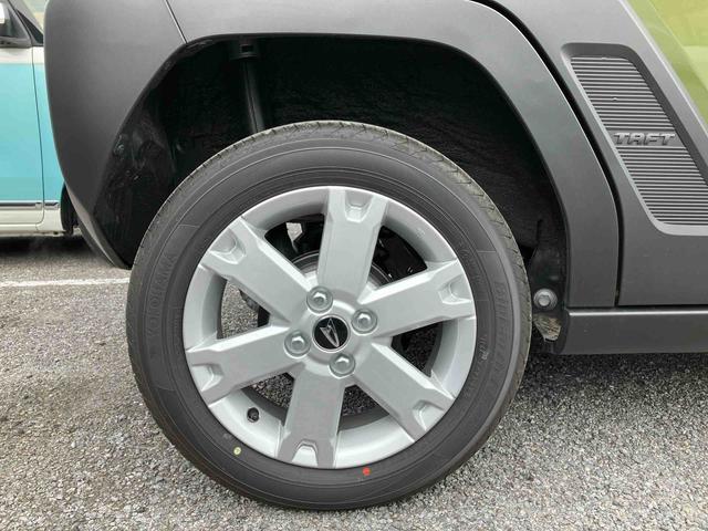 タフトＧガラスルーフ　ルーフレール　１５インチアルミ　ＬＥＤヘッドライト＆フォグランプ　バックカメラ　シートヒーター　電動駐車ブレーキ　自動追従クルコン　コーナーセンサー　衝突被害軽減ブレーキ（千葉県）の中古車