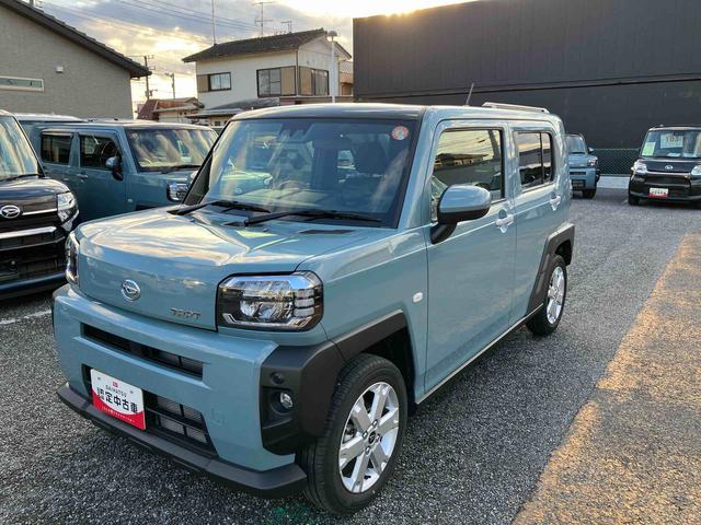 タフトＧガラスルーフ　ルーフレール　１５インチアルミ　ＬＥＤヘッドライト＆フォグランプ　バックカメラ　シートヒーター　電動駐車ブレーキ　自動追従クルコン　コーナーセンサー　衝突被害軽減ブレーキ（千葉県）の中古車