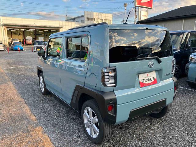 タフトＧガラスルーフ　ルーフレール　１５インチアルミ　ＬＥＤヘッドライト＆フォグランプ　バックカメラ　シートヒーター　電動駐車ブレーキ　自動追従クルコン　コーナーセンサー　衝突被害軽減ブレーキ（千葉県）の中古車