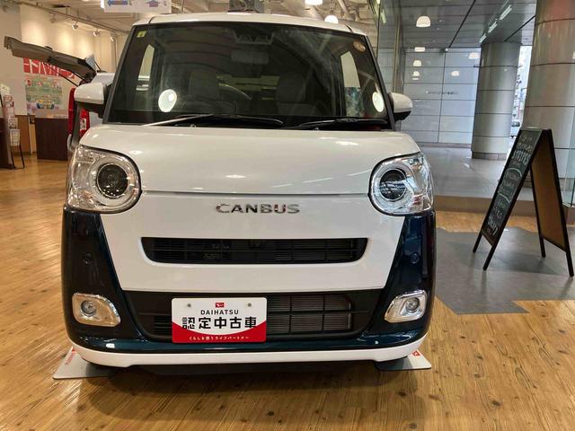 ムーヴキャンバスストライプスＧ　ナビ　ドラレコ　ＥＴＣ　パノラマモニター保証　新車保証・まごころ保証　１年間・走行距離無制限付き（東京都）の中古車