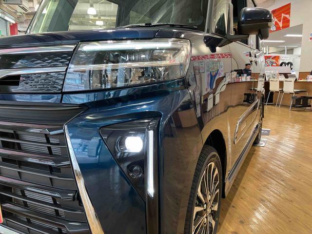 タントカスタムＲＳリミテッド　届出済未使用車　ＥＴＣ車載器保証　新車保証・まごころ保証　１年間・走行距離無制限付き　両側電動スライドドア　ＥＴＣ車載器　ＬＥＤフォグランプ　ＬＥＤヘッドランプ　キーフリーシステム　クルーズコントロール　前席シートヒーター（東京都）の中古車