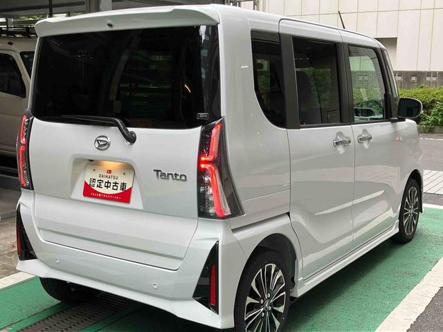 タントカスタムＲＳリミテッド保証　新車保証・まごころ保証　１年間・走行距離無制限付き・７インチナビ・パノラマカメラ・ドライブレコーダー装備・ＬＥＤヘッドライト装備・ＥＴＣ装備（東京都）の中古車