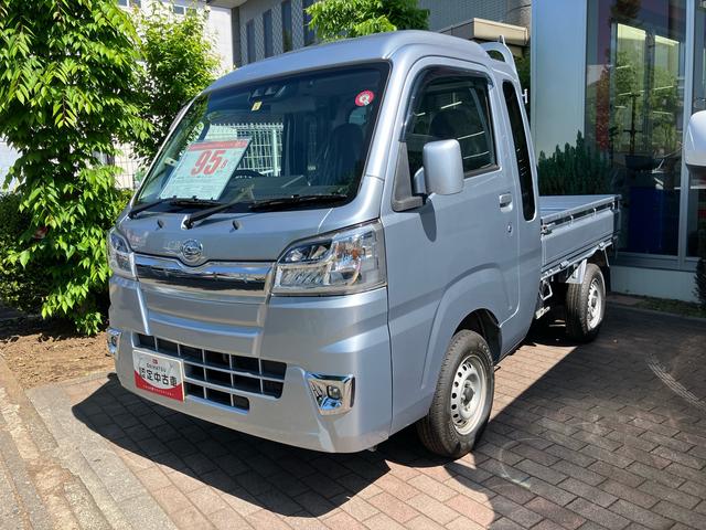 ハイゼットトラックジャンボＳＡIIIｔ　純正ナビ　ＥＴＣ車載器　４ＷＤまごころ保証　１年間・走行距離無制限付き　純正７インチナビ　ＥＴＣ車載器　大型荷台作業灯　ＬＥＤヘッドランプ　キーレスエントリー　パワーウインドウ（東京都）の中古車