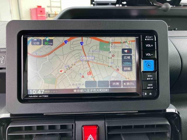 タントカスタムＲＳ７インチナビ・バックカメラ・ドラレコ・ＥＴＣ装備保証　新車保証・まごころ保証　１年間・走行距離無制限付き（東京都）の中古車