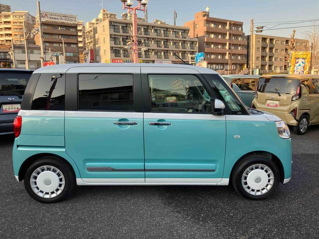 ムーヴキャンバスストライプスＧ　　ナビ・バックカメラ保証　新車保証・まごころ保証　１年間・走行距離無制限付き（東京都）の中古車