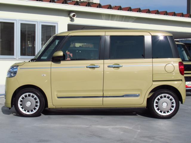 ムーヴキャンバスセオリーＧターボ　純正７インチナビ　パノラマモニター保証　新車保証・まごころ保証　１年間・走行距離無制限付き　純正７インチナビ　Ｂｌｕｅｔｏｏｔｈ接続　パノラマモニター　ＵＳＢ電源ソケット　両側電動スライドドア　アダプティブクルーズコントロール（東京都）の中古車