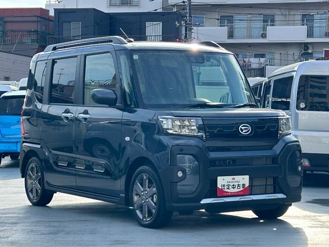 タントファンクロスターボ ナビ・ドラレコ・ETC・バックカメラ付保証 新車保証・まごころ保証 1年間・走行距離無制限付き・7インチナビ・バックカメラ・ドラレコ・ETC装備・LEDヘッドライト装備・シートヒーター装備(東京都)の中古車
