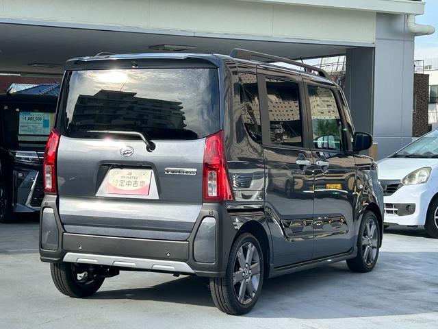 タントファンクロスターボ ナビ・ドラレコ・ETC・バックカメラ付保証 新車保証・まごころ保証 1年間・走行距離無制限付き・7インチナビ・バックカメラ・ドラレコ・ETC装備・LEDヘッドライト装備・シートヒーター装備(東京都)の中古車