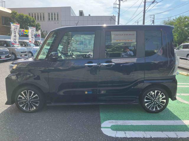 タントカスタムＲＳ　純正ナビ　ＥＴＣ　ドライブレコーダー保証１年間距離無制限付き　純正７インチナビ　ＥＴＣ車載器　前後ドライブレコーダー　バックカメラ　両側電動スライドドア　前席シートヒーター　シートバックテーブル　ＬＥＤヘッドランプ　ＬＥＤフォグランプ（東京都）の中古車