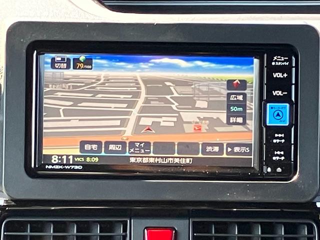 タントカスタムＲＳ　純正ナビ　ＥＴＣ　ドラレコ　ターボエンジン保証　新車保証・まごころ保証　１年間・走行距離無制限付き（東京都）の中古車