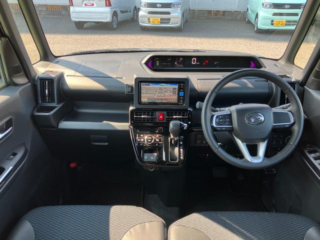 タントカスタムＲＳ　純正ナビ　ＥＴＣ　ドラレコ　ターボエンジン保証　新車保証・まごころ保証　１年間・走行距離無制限付き（東京都）の中古車