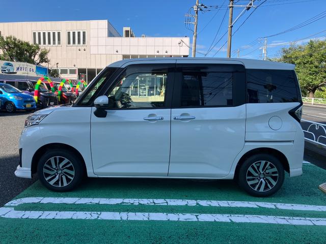 トールカスタムＧ　ＳＡII　９インチナビ　パノラマカメラ　ドラレコ純正９インチナビ　パノラマモニター　ドラレコ　オートクルーズ　ＬＥＤヘッドライト　オートライト　シートヒーター　左右パワースライド（東京都）の中古車