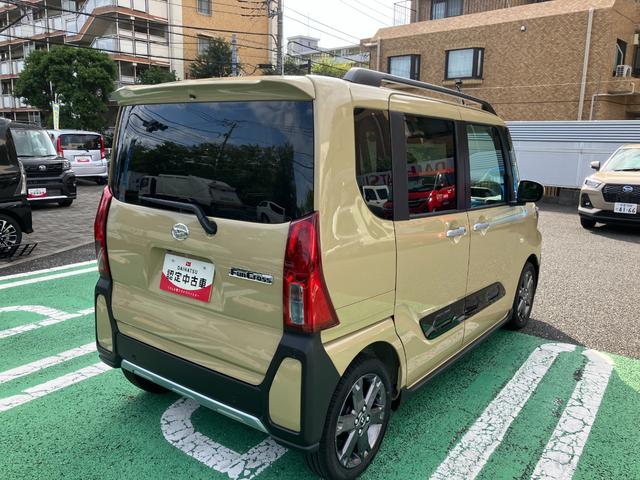 タントファンクロスターボ　純正ナビ・バックカメラ・ドラレコ・ＥＴＣ７インチナビ　バックカメラ　ドラレコ　ＥＴＣ装備　オートライト　シートヒーター　左右パワースライドドア　ＬＥＤヘッドライト（東京都）の中古車