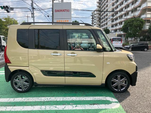 タントファンクロスターボ　純正ナビ・バックカメラ・ドラレコ・ＥＴＣ７インチナビ　バックカメラ　ドラレコ　ＥＴＣ装備　オートライト　シートヒーター　左右パワースライドドア　ＬＥＤヘッドライト（東京都）の中古車