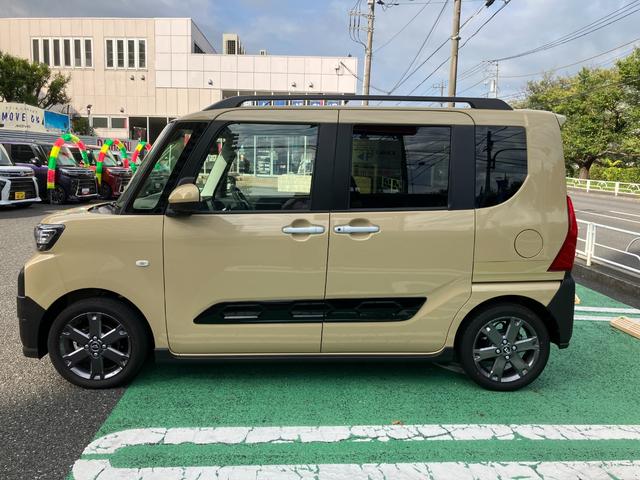 タントファンクロスターボ　純正ナビ・バックカメラ・ドラレコ・ＥＴＣ７インチナビ　バックカメラ　ドラレコ　ＥＴＣ装備　オートライト　シートヒーター　左右パワースライドドア　ＬＥＤヘッドライト（東京都）の中古車