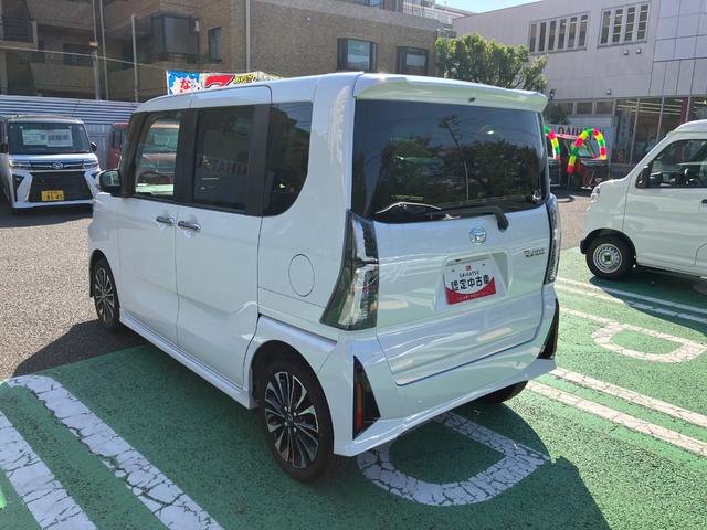 タントカスタムＲＳ保証　新車保証・まごころ保証　１年間・走行距離無制限付き（東京都）の中古車