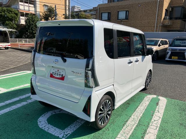 タントカスタムＲＳ保証　新車保証・まごころ保証　１年間・走行距離無制限付き（東京都）の中古車