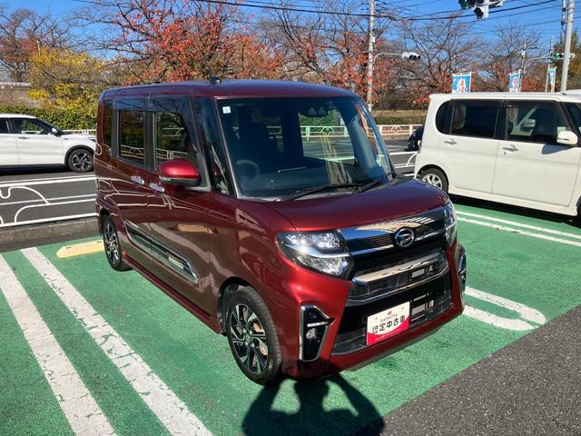 タントカスタムXセレクション 純正ナビ 後席モニター保証 新車保証・まごころ保証 1年間・走行距離無制限付き 純正9インチナビ ドライブレコーダー パノラマモニター 前席シートヒーター 後席モニター LEDヘッドランプ キーフリーシステム(東京都)の中古車