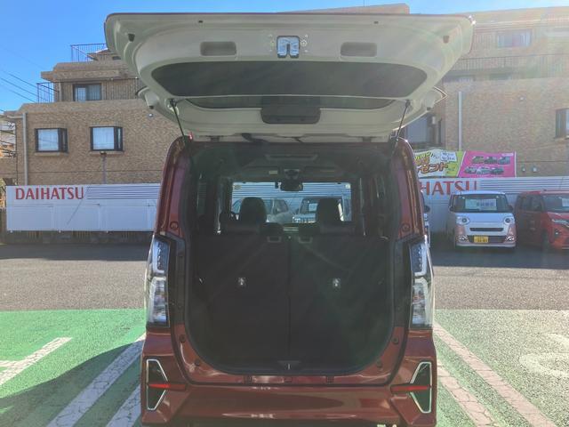 タントカスタムXセレクション 純正ナビ 後席モニター保証 新車保証・まごころ保証 1年間・走行距離無制限付き 純正9インチナビ ドライブレコーダー パノラマモニター 前席シートヒーター 後席モニター LEDヘッドランプ キーフリーシステム(東京都)の中古車