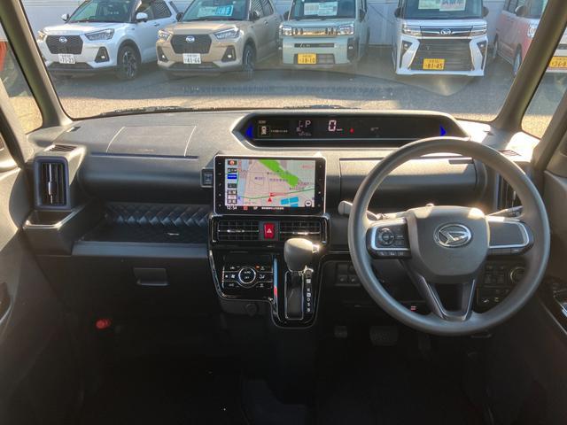 タントカスタムXセレクション 純正ナビ 後席モニター保証 新車保証・まごころ保証 1年間・走行距離無制限付き 純正9インチナビ ドライブレコーダー パノラマモニター 前席シートヒーター 後席モニター LEDヘッドランプ キーフリーシステム(東京都)の中古車