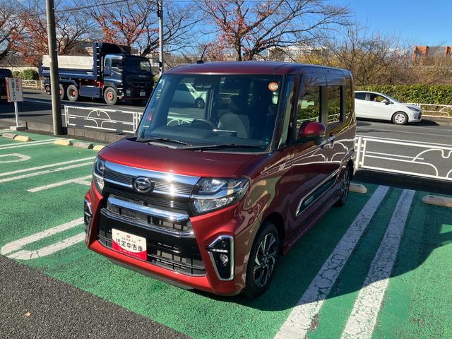 タントカスタムXセレクション 純正ナビ 後席モニター保証 新車保証・まごころ保証 1年間・走行距離無制限付き 純正9インチナビ ドライブレコーダー パノラマモニター 前席シートヒーター 後席モニター LEDヘッドランプ キーフリーシステム(東京都)の中古車