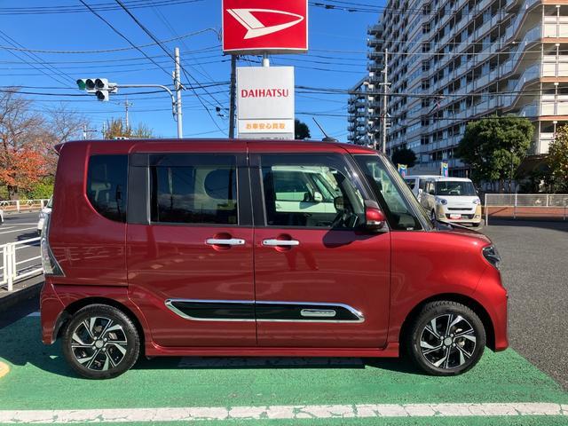 タントカスタムXセレクション 純正ナビ 後席モニター保証 新車保証・まごころ保証 1年間・走行距離無制限付き 純正9インチナビ ドライブレコーダー パノラマモニター 前席シートヒーター 後席モニター LEDヘッドランプ キーフリーシステム(東京都)の中古車