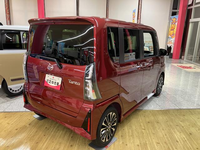タントカスタムＲＳ　届け出済み未使用車保証　新車保証・まごころ保証　１年間・走行距離無制限付き（東京都）の中古車