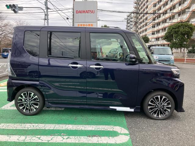 タントカスタムＲＳ　届け出済み未使用車保証　新車保証・まごころ保証　１年間・走行距離無制限付き（東京都）の中古車