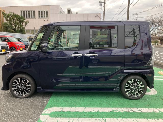 タントカスタムＲＳ　届け出済み未使用車保証　新車保証・まごころ保証　１年間・走行距離無制限付き（東京都）の中古車