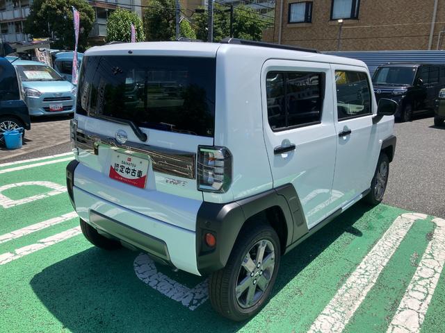 タフトＧターボ　ダーククロムベンチャー届け出済み未使用車保証　新車保証・まごころ保証　１年間・走行距離無制限付き（東京都）の中古車