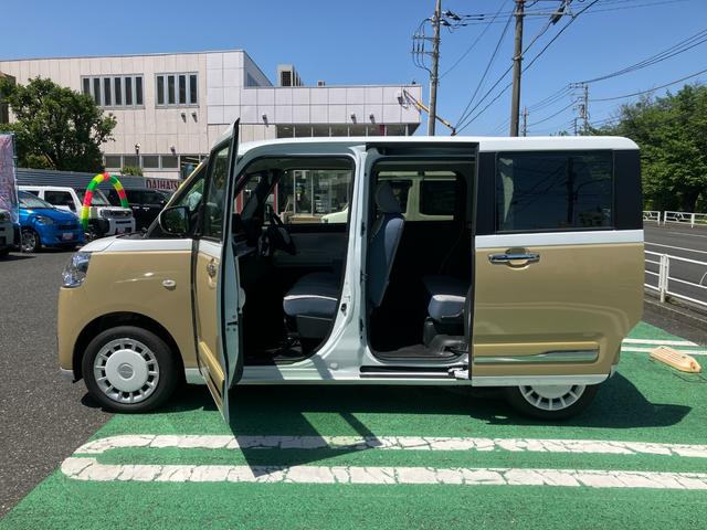 ムーヴキャンバスストライプスＧターボ　届け出済み未使用車保証　新車保証・まごころ保証　１年間・走行距離無制限付き（東京都）の中古車