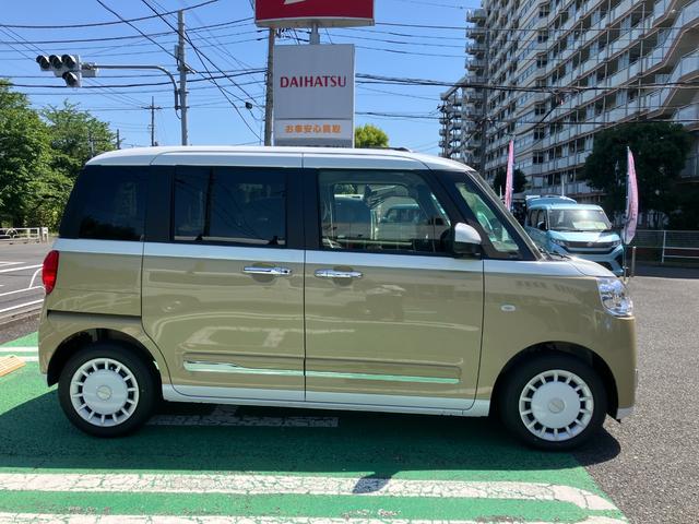 ムーヴキャンバスストライプスＧターボ　届け出済み未使用車保証　新車保証・まごころ保証　１年間・走行距離無制限付き（東京都）の中古車