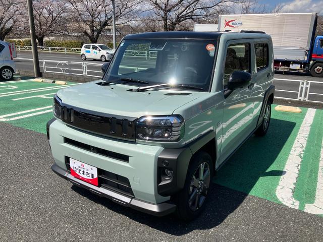 タフトGターボ ダーククロムベンチャー スカイフィールトップアダプティブクルーズコントロール・パノラマモニター・スカイフィールトップサンルーフ・LEDヘッドライト・オートライト・シートヒーター(東京都)の中古車