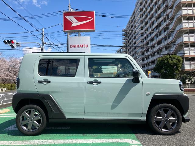 タフトGターボ ダーククロムベンチャー スカイフィールトップアダプティブクルーズコントロール・パノラマモニター・スカイフィールトップサンルーフ・LEDヘッドライト・オートライト・シートヒーター(東京都)の中古車