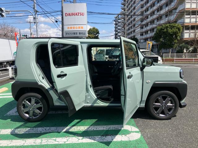 タフトGターボ ダーククロムベンチャー スカイフィールトップアダプティブクルーズコントロール・パノラマモニター・スカイフィールトップサンルーフ・LEDヘッドライト・オートライト・シートヒーター(東京都)の中古車