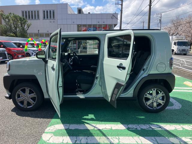 タフトGターボ ダーククロムベンチャー スカイフィールトップアダプティブクルーズコントロール・パノラマモニター・スカイフィールトップサンルーフ・LEDヘッドライト・オートライト・シートヒーター(東京都)の中古車