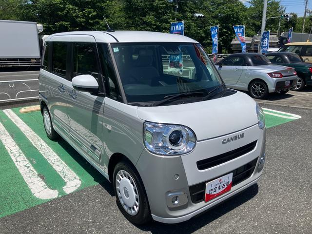 ムーヴキャンバスストライプスGターボ保証 新車保証・まごころ保証 1年間・走行距離無制限付き(東京都)の中古車