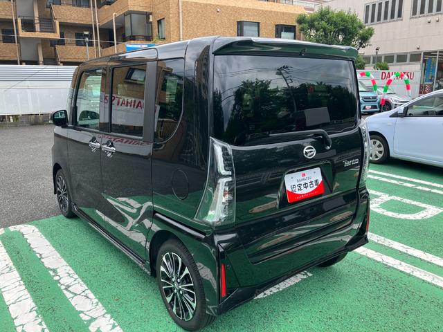 タントカスタムＲＳ７インチナビ・バックカメラ・ドラレコ・ＥＴＣ装備保証　新車保証・まごころ保証　１年間・走行距離無制限付き・７インチナビ・バックカメラ・ドラレコ・ＥＴＣ装備・ＬＥＤヘッドライト装備・シートヒーター装備（東京都）の中古車