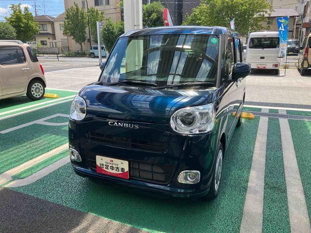 ムーヴキャンバスセオリーＧターボ　１０インチナビ　パノラマカメラ保証　新車保証・まごころ保証　１年間・走行距離無制限付き　１０インチナビ　パノラマカメラ　シートヒーター（東京都）の中古車