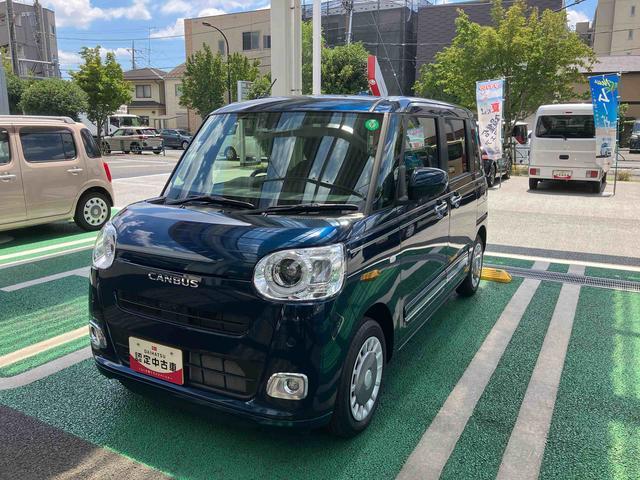 ムーヴキャンバスセオリーＧターボ　１０インチナビ　パノラマカメラ保証　新車保証・まごころ保証　１年間・走行距離無制限付き　１０インチナビ　パノラマカメラ　シートヒーター（東京都）の中古車