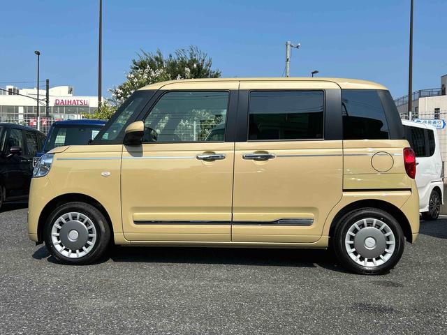 ムーヴキャンバスセオリーＧ　パノラマカメラ付き保証　新車保証・まごころ保証　１年間・走行距離無制限付き　電動スライドドア　キーフリー　パノラマカメラ　シートヒーター　前後コーナーセンサー　衝突軽減ブレーキシステム（東京都）の中古車