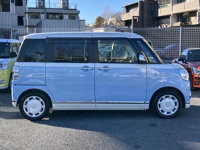 ムーヴキャンバスGメイクアップ SAII 純正ナビ バックカメラ保証 まごころ保証 1年間・走行距離無制限付き 純正7インチナビ バックカメラ 両側電動スライドドア LEDフォグランプ LEDヘッドランプ オートエアコン キーフリーシステム オート格納ドアミラー(東京都)の中古車