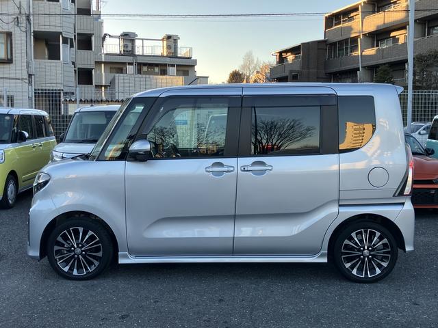 タントカスタムＲＳ保証　新車保証・まごころ保証　１年間・走行距離無制限付き（東京都）の中古車