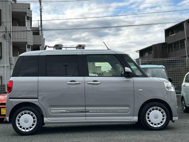 ムーヴキャンバスストライプスＧターボ　純正７インチナビ　パノラマモニター保証　新車保証・まごころ保証　１年間・走行距離無制限付き　純正７インチナビ　パノラマモニター　キーフリーシステム　アダプティブクルーズコントロール　両側電動スライドドア　前席シートヒーター（東京都）の中古車