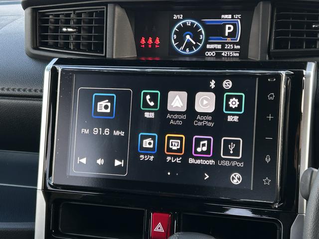 トールカスタムＧ　ターボ　ディスプレイオーディオ　パノラマモニター保証　新車保証・まごころ保証　１年間・走行距離無制限付き　スマホ連携９インチディスプレイオーディオ　キーフリーシステム　ＬＥＤヘッドランプ　ＬＥＤフォグランプ　両側電動スライドドア　パノラマモニター（東京都）の中古車