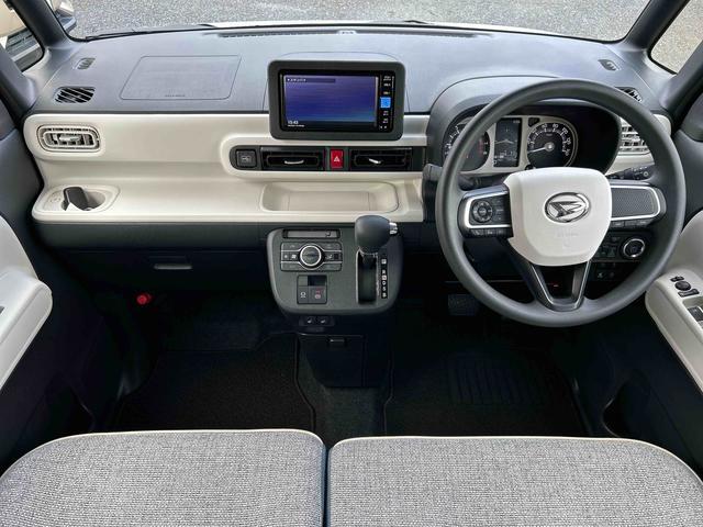 ムーヴキャンバスストライプスＧ　純正７インチナビ　パノラマモニター・ドラレコ保証　新車保証・まごころ保証　１年間・走行距離無制限付き　純正７インチナビ　ドライブレコーダー　パノラマモニター　両側電動スライドドア　電動パーキングブレーキ　キーフリーシステム　前席シートヒーター（東京都）の中古車