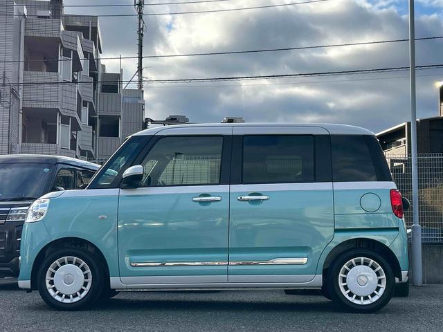 ムーヴキャンバスストライプスＧ　純正７インチナビ　パノラマモニター・ドラレコ保証　新車保証・まごころ保証　１年間・走行距離無制限付き　純正７インチナビ　ドライブレコーダー　パノラマモニター　両側電動スライドドア　電動パーキングブレーキ　キーフリーシステム　前席シートヒーター（東京都）の中古車