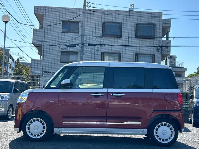 ムーヴキャンバスストライプスＧターボ　７インチ純正ナビゲーション搭載！！保証　新車保証・まごころ保証　１年間・走行距離無制限付き（東京都）の中古車
