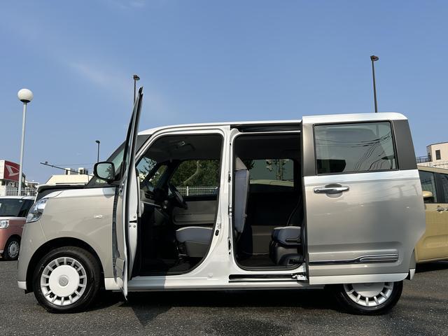 ムーヴキャンバスストライプスＧ　９インチディスプレイオーディオ装備保証　新車保証・まごころ保証　１年間・走行距離無制限付き・９インチディスプレイオーディオ装備・ＬＥＤヘッドライト装備・スマートアシスト装備（東京都）の中古車